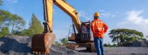 standing driver excavator in massachusetts